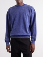FrizmWORKS - Cotton-Blend Jersey Sweater - Blue