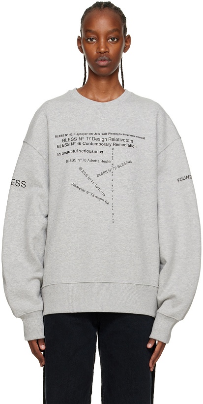 Photo: Bless Gray Multicollection III Sweatshirt