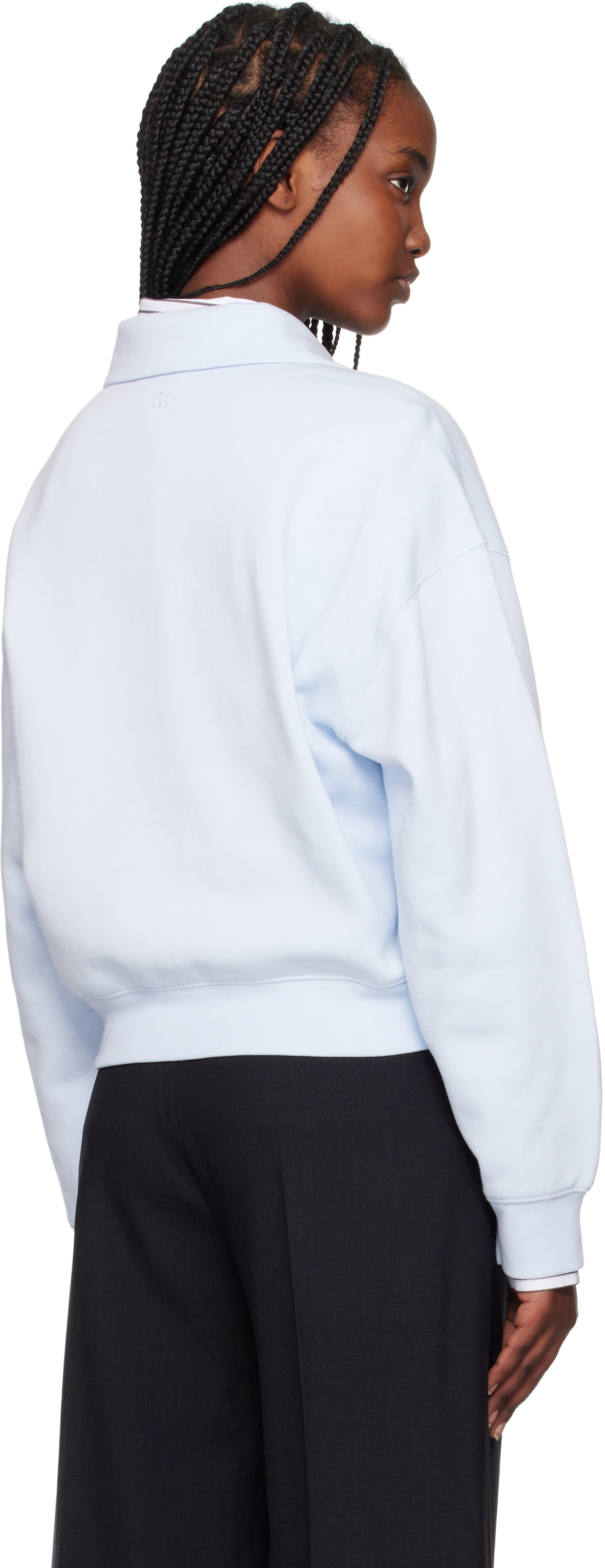Filippa K Blue Sweatshirt Polo