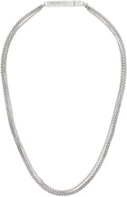 Bottega Veneta Silver Chains ID Necklace