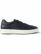 Officine Creative - Slouch 001 Full-Grain Leather Sneakers - Blue