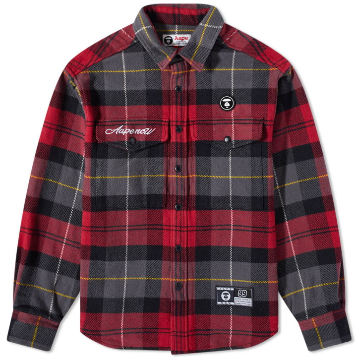 Photo: AAPE Checked Flannel Shirt