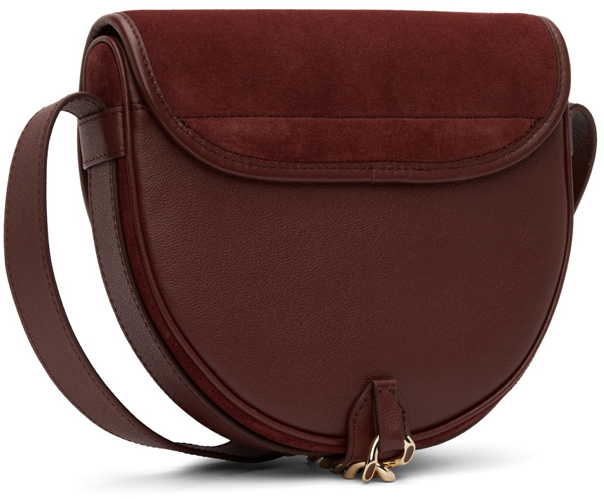 See by Chloé Burgundy Mara Saddle Bag