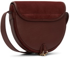 See by Chloé Burgundy Mara Saddle Bag