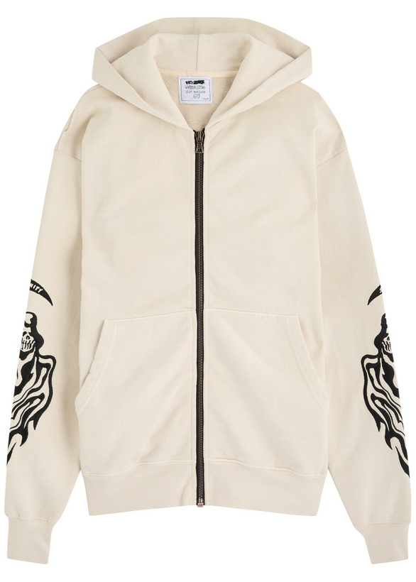 Photo: Warren Lotas Serenity Reaper Hooded Cotton Sweatshirt Natural