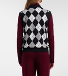 Lisa Yang Anwen argyle cashmere sweater vest