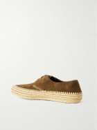 LOEWE - Rio Suede Espadrilles - Brown