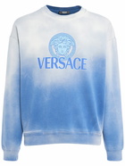 VERSACE - Degradé Logo Cotton Sweatshirt