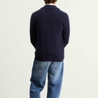 John Smedley Men's Rockford Cashmere Shawl Collar Cardigan in Midnight