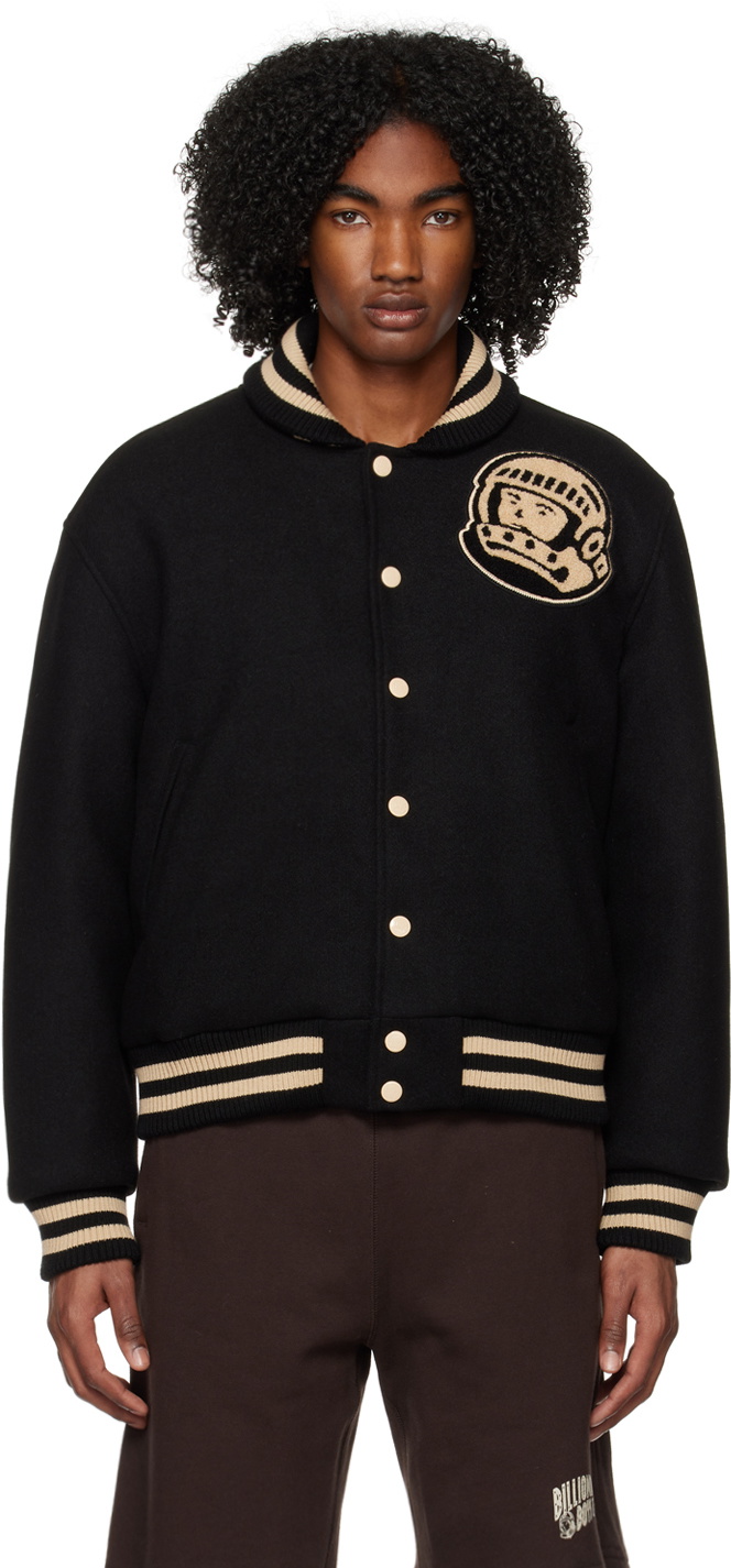 Photo: Billionaire Boys Club Black Astro Varsity Bomber Jacket