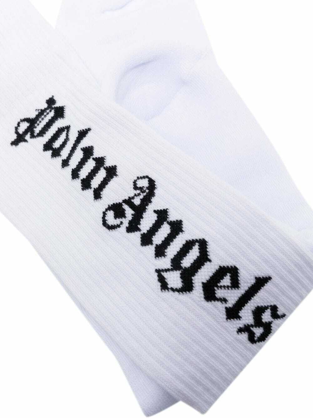 PALM ANGELS - Socks With Logo Palm Angels
