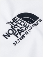 THE NORTH FACE - Logo-Print Cotton-Jersey T-Shirt - White - XL