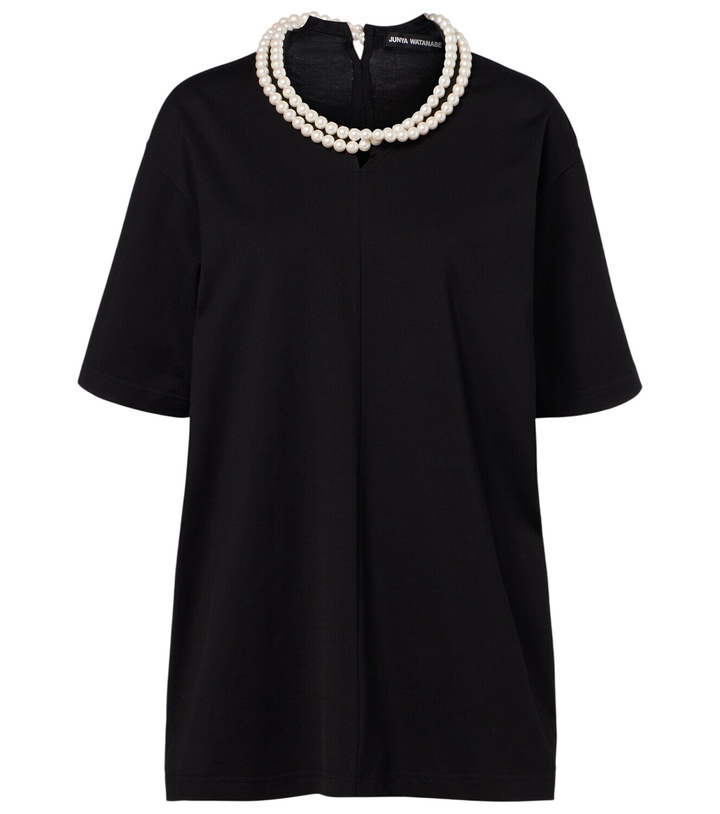 Photo: Junya Watanabe Oversized embellished cotton T-shirt