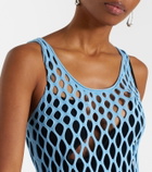 Christopher Esber Knitted mesh beach dress