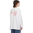 Some Ware White Haruka New Body Long Sleeve T-Shirt