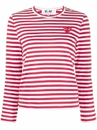 COMME DES GARCONS - Play Striped T-shirt