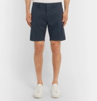 AMI - Stretch-Cotton Twill Chino Shorts - Men - Navy