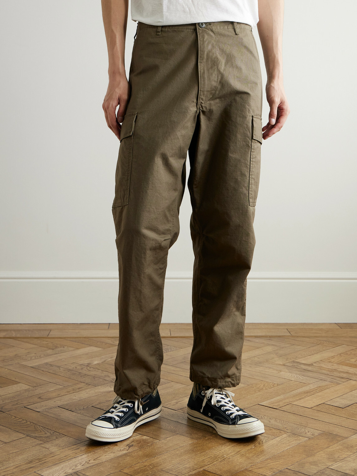 OrSlow - Cotton-Ripstop Cargo Trousers - Green