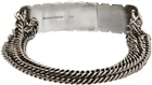 Ann Demeulemeester Silver Constance Locking Bracelet