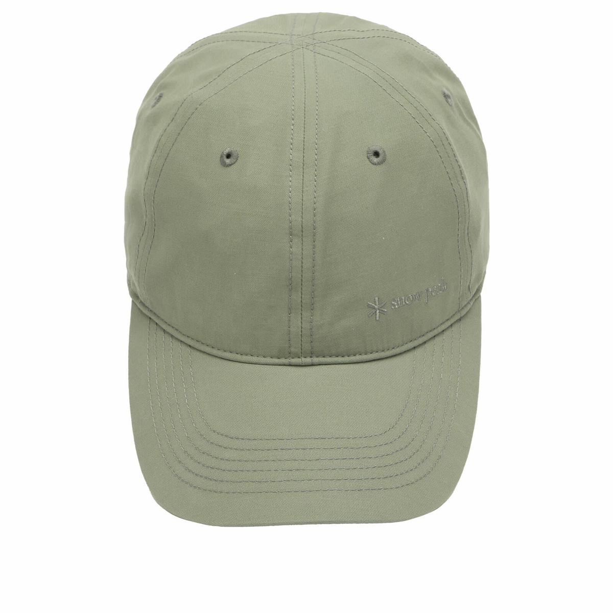 Snow Peak Men's Light Dobby Cloth Cap in Forage 