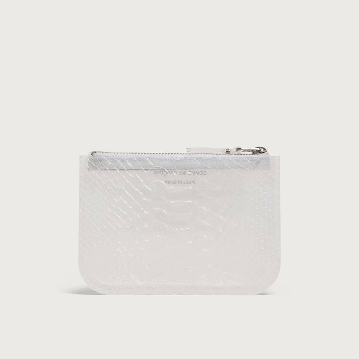 Comme des Garçons Wallet SA8100ST Wallet in Snake Transparent
