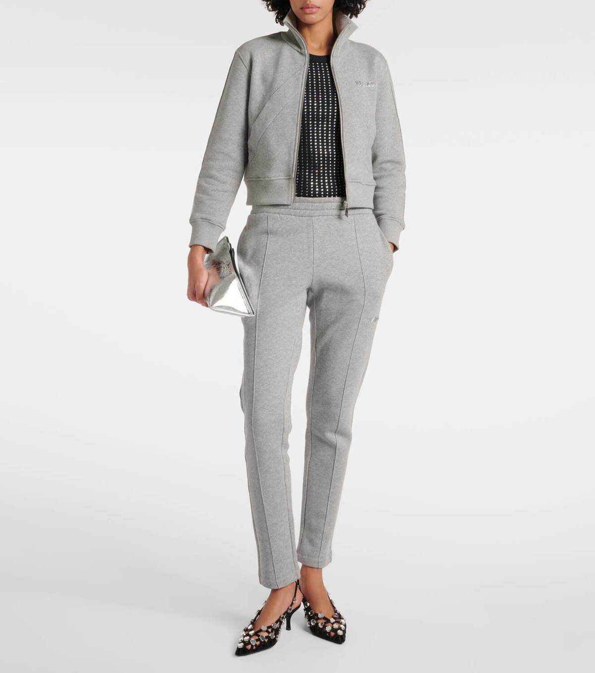 The Attico Cotton fleece sweatpants