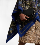 Etro - Printed wool-blend cape