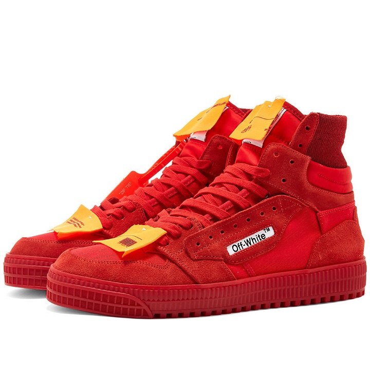 Photo: Off-White Off Court Suede Hi Sneaker