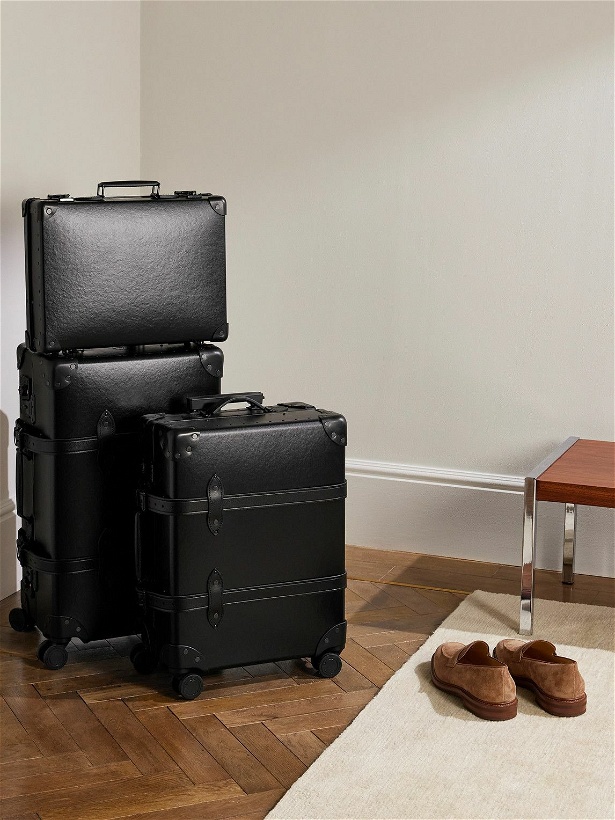 Photo: Globe-Trotter - Centenary Leather-Trimmed Vulcanised Fibreboard Check-In Suitcase