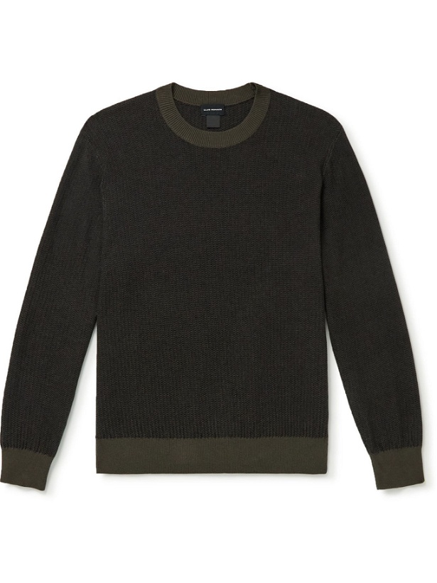 Photo: Club Monaco - Cotton and Wool-Blend Sweater - Green
