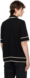 Moschino Black Intarsia Shirt