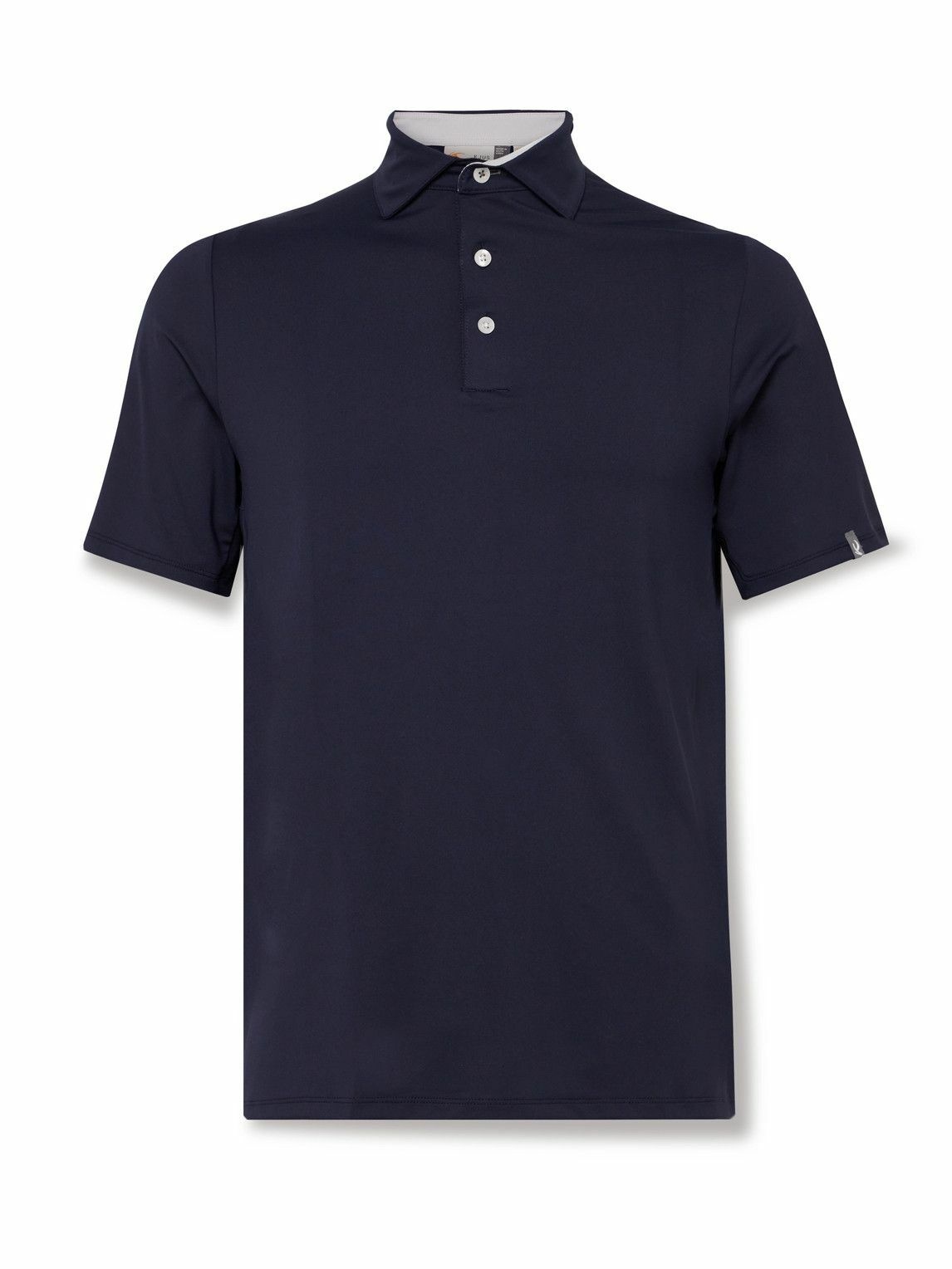 Photo: Kjus Golf - Soren Slim-Fit Stretch-Jersey Golf Polo Shirt - Blue