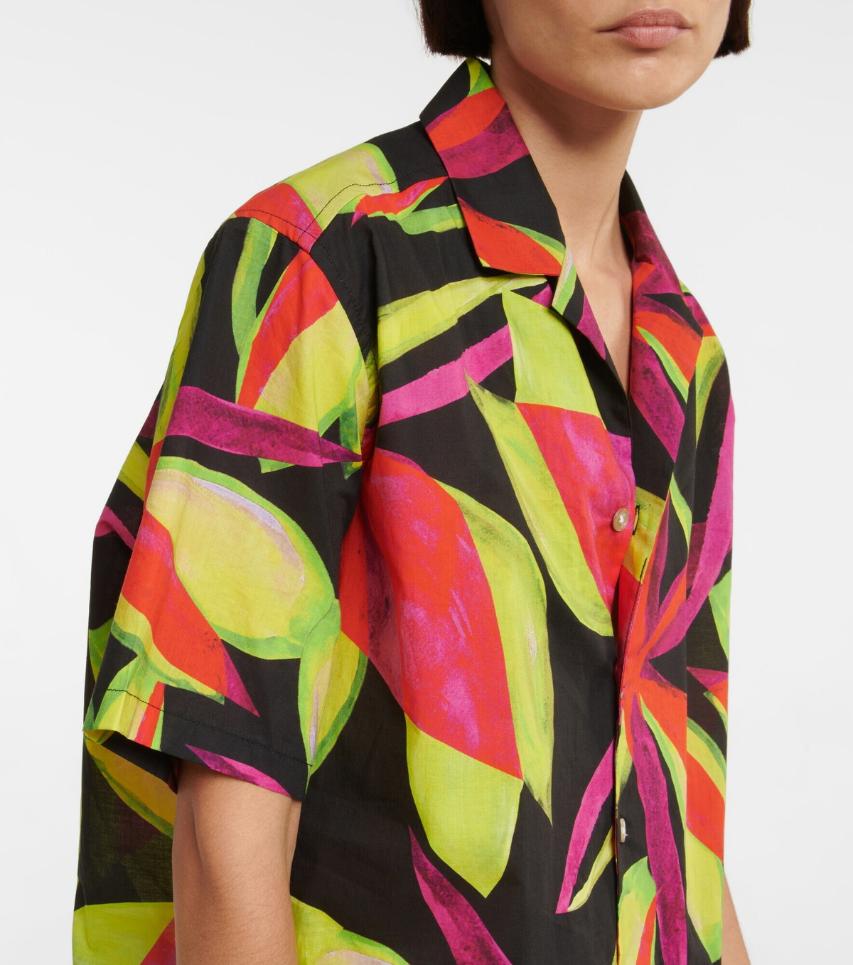 Louisa Ballou - Weekend printed cotton shirt