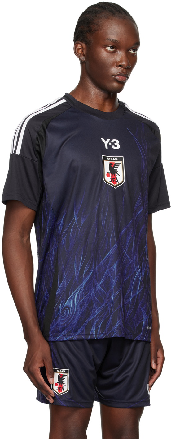 Y-3 Navy JFA Edition Home Jersey T-Shirt Y-3