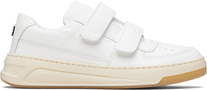 Photo: Acne Studios White Velcro Strap Sneakers