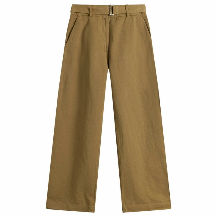 Photo: Studio Nicholson Women's Chatto Belted Round Leg Pant in Chino