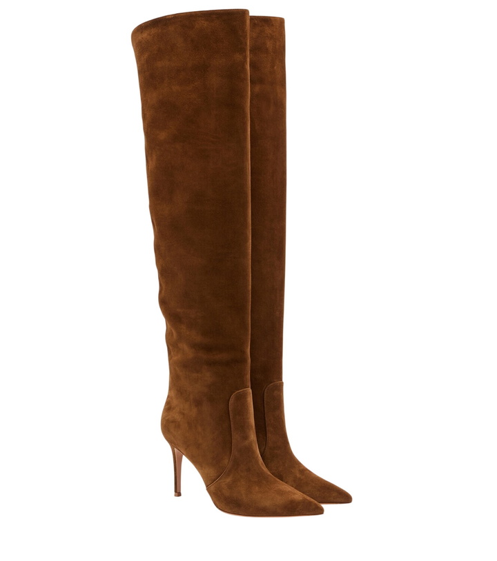 Photo: Gianvito Rossi Hansen suede knee-high boots