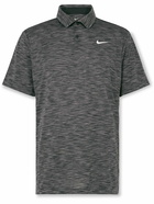 Nike Golf - Tour Space-Dyed Dri-FIT Golf Polo Shirt - Gray