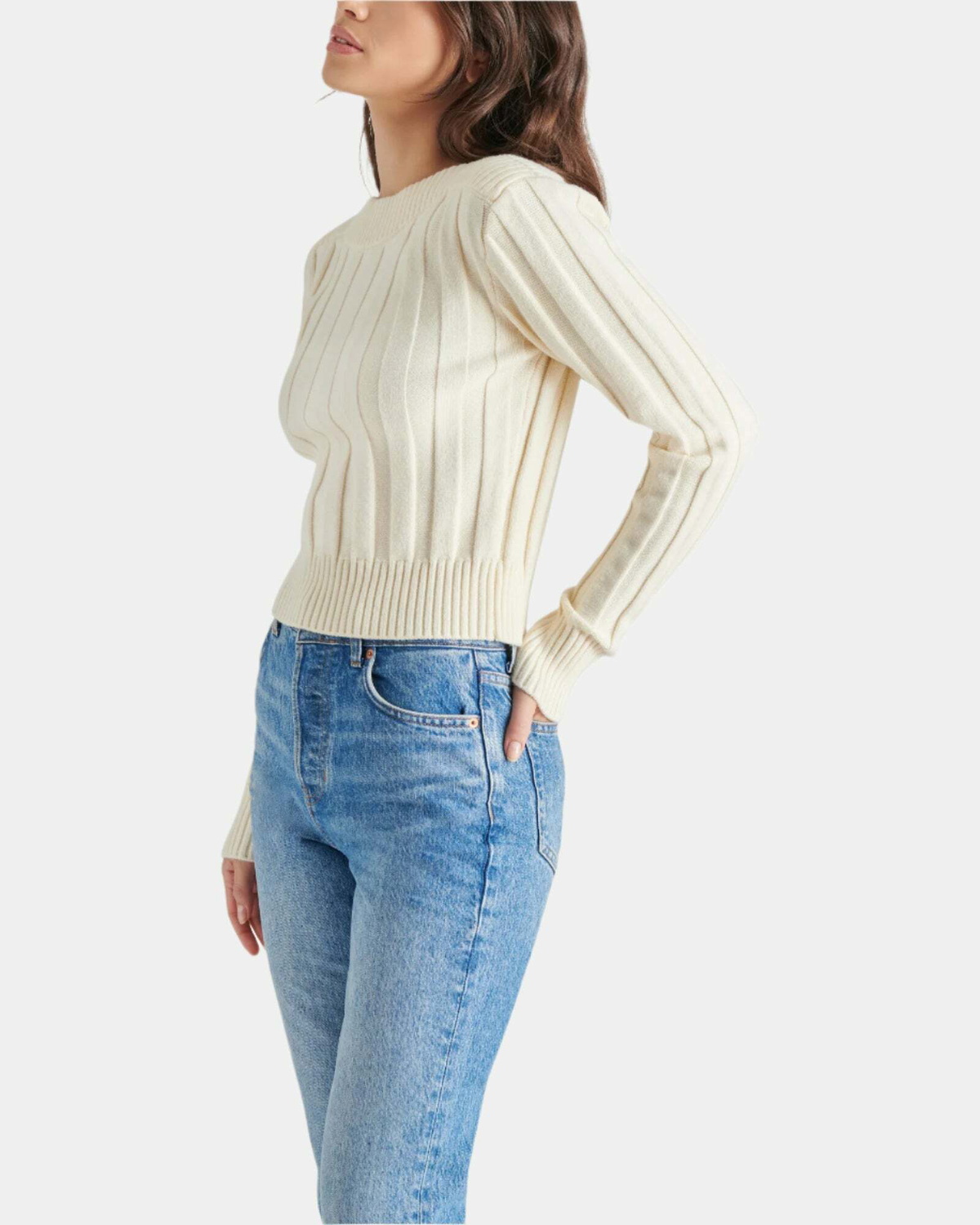 Steve Madden Serra Sweater in White