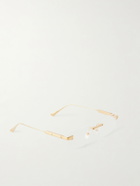 Cartier Eyewear - Santos de Cartier Gold-Tone Titanium Glasses - Gold