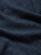 BRUNELLO CUCINELLI - Contrast-Tipped Cashmere Sweater - Blue