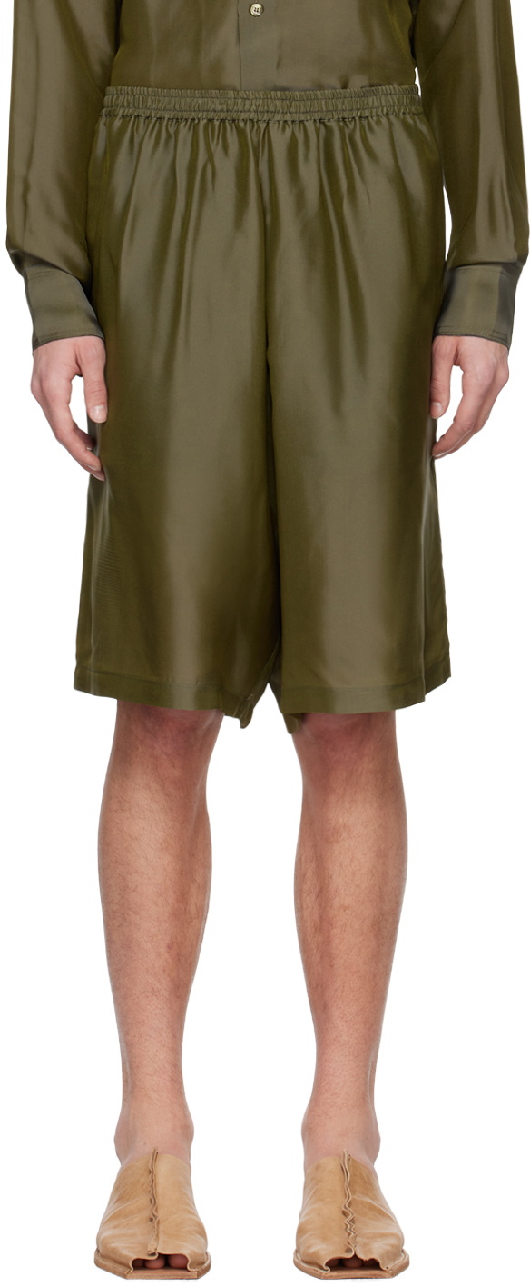 Gabriela Coll Garments Khaki No.268 Shorts