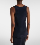Max Mara Silk crêpe de chine tank top