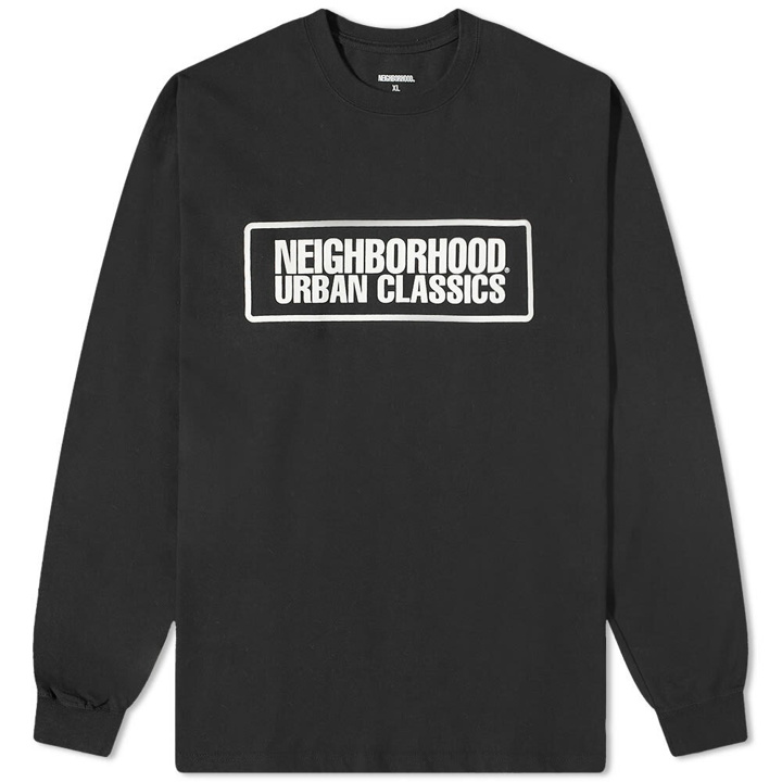 Photo: Neighborhood Men's Long Sleeve NH-3 T-Shirt in Black