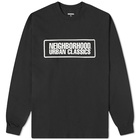 Neighborhood Men's Long Sleeve NH-3 T-Shirt in Black