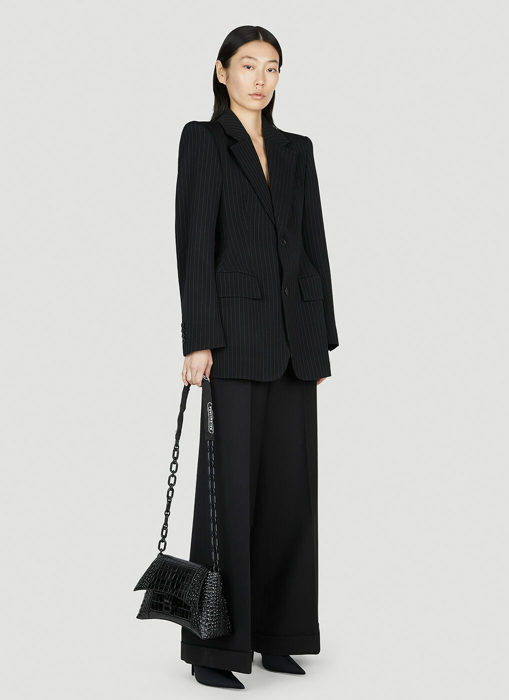 Balenciaga - Hourglass Blazer in Black Balenciaga