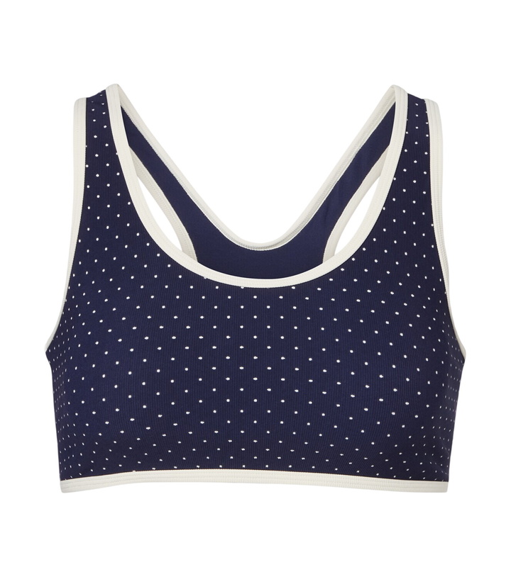 Photo: The Upside Spellbound Jade polka-dot sports bra