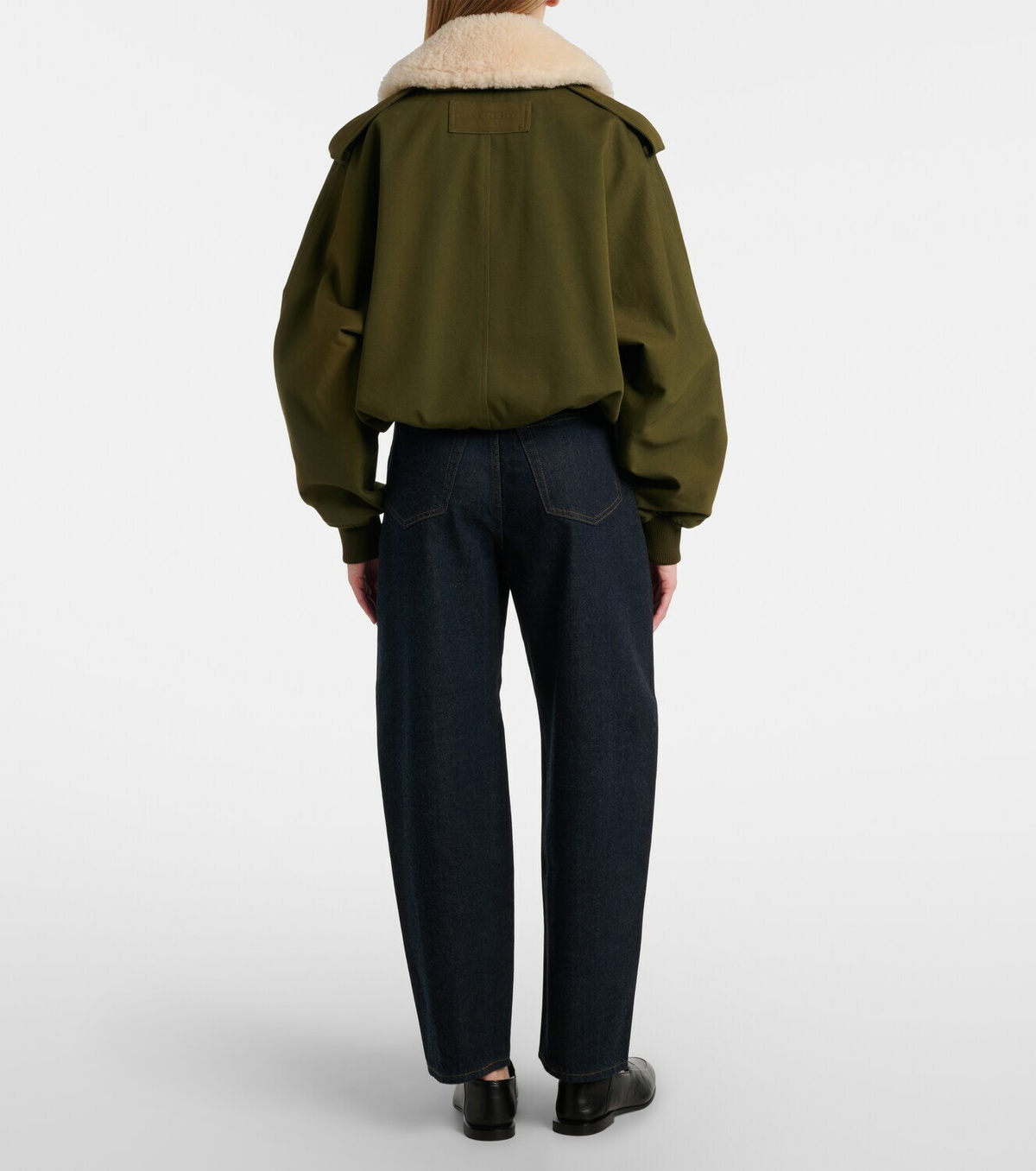 Givenchy Shearling-trimmed jacket