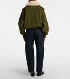Givenchy Shearling-trimmed jacket