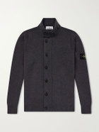 Stone Island - Virgin Wool-Blend Cardigan - Gray